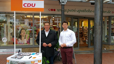 Uwe Lagosky (MdB) und Eugen Schmidt (Landtagskandidat)